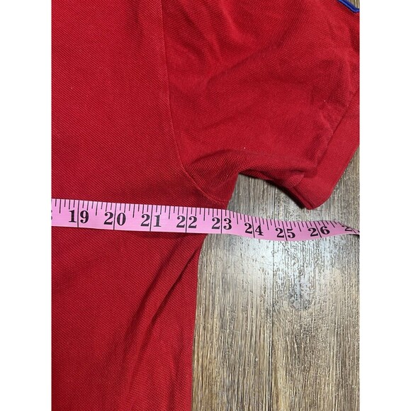 Ralph Lauren Men's Big Pony Polo Shirt Short Sleeve Red Size Large Embroidered - Picture 6 of 7